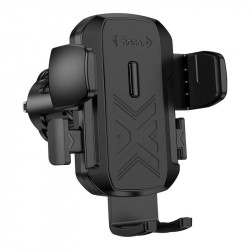 Держатель телефона  на дефлектор Hoco Gamble one-button Car holder H64 (air outlet) |4.5-7"|