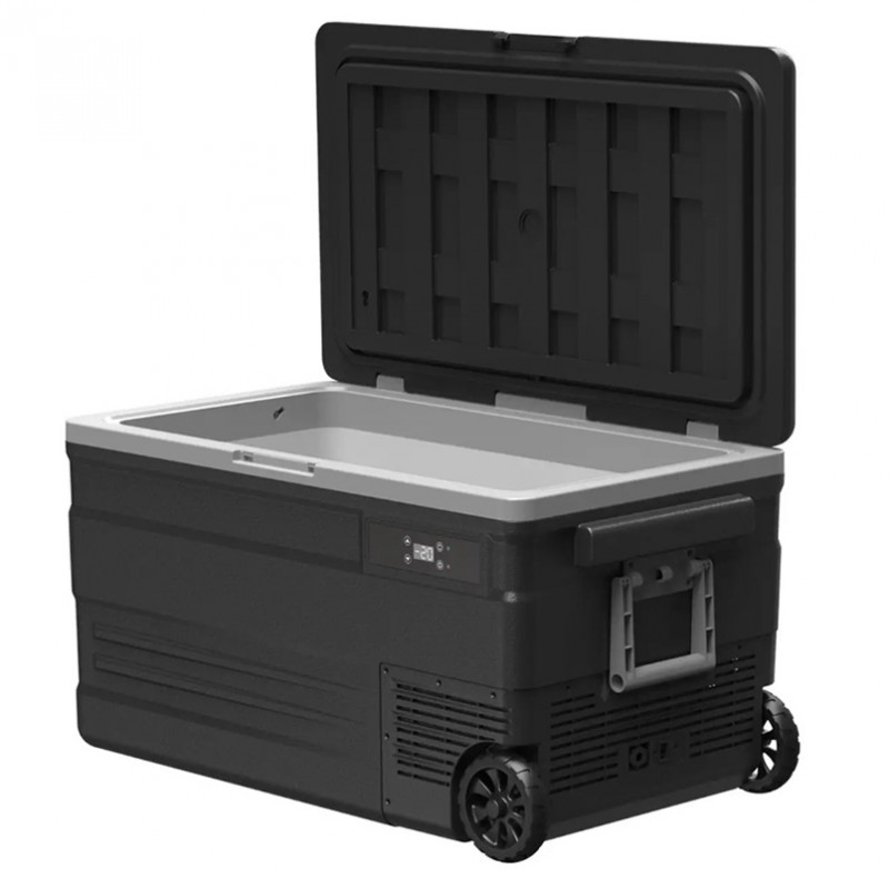 Автохолодильник 75л компрессорный BREVIA холодильник на колесах с LG-компрессором пластиковый 12/24В 220В (22825)