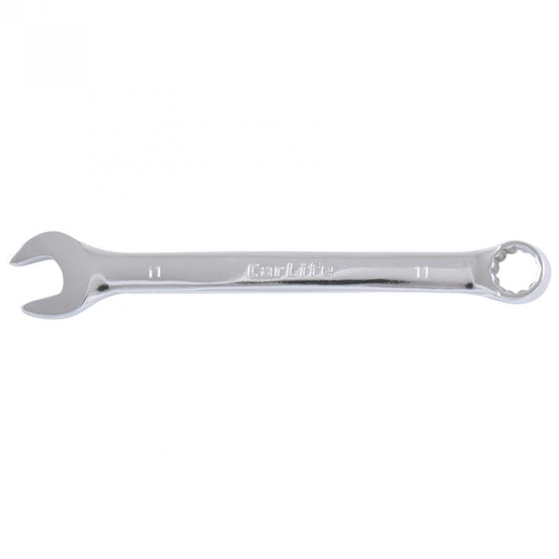 Ключ комбінований 11 мм нікель-хром CARLIFE (WR3011)