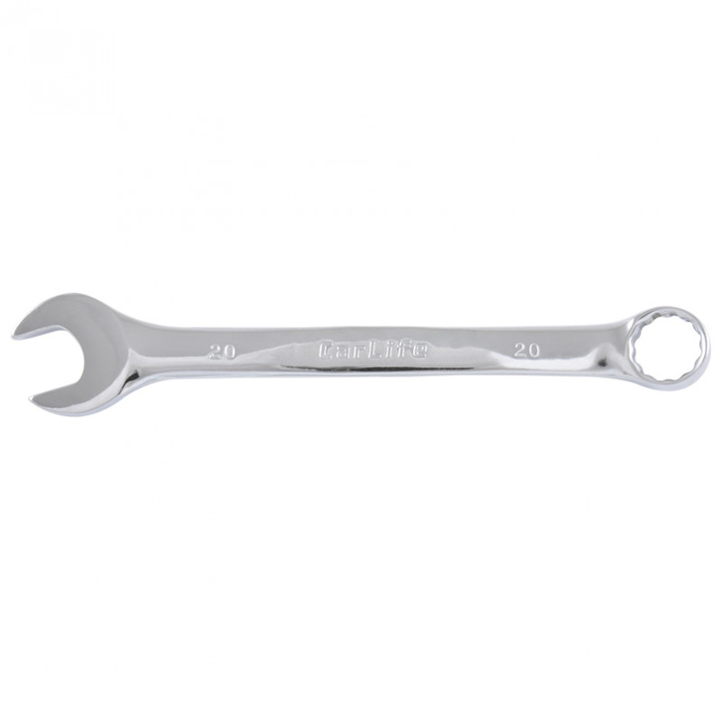 Ключ комбінований 20 мм покриття нікель-хром CARLIFE (WR3020)