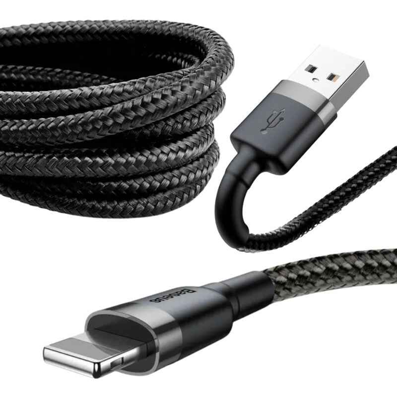 Кабель Baseus Cafule Lightning 2.4A 1m (CALKLF-BG1)