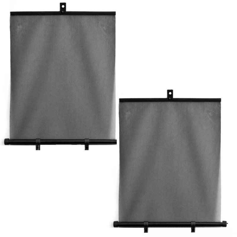 Автошторки сонцезахисні шторки на бокове скло 55х45см сітка CarLife 2шт (SS045)