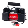 Автомобільний компресор із затискачами двопоршневий для шин R13-R17 на АКБ STORM Bi-Power 10Атм 85л/хв 360Вт (20400)
