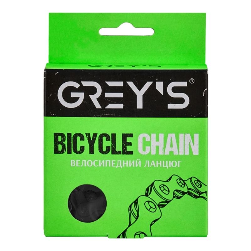 Ланцюг велосипедний Greys 10 швидкостей SLA-H10 Ti-N Black 116 ланок (GR24510)