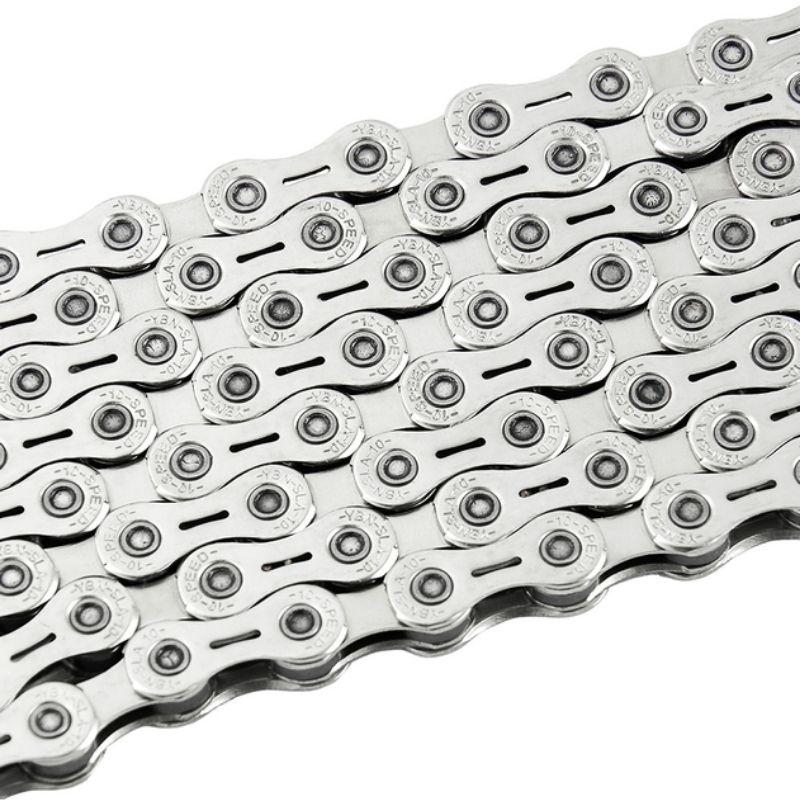Ланцюг велосипедний Greys 10 швидкостей SLA-H10 Silver 116 ланок (GR24410)