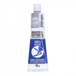 Герметик силіконовий для формування прокладок сірий Molder -50+343°С 85г (SIL343)