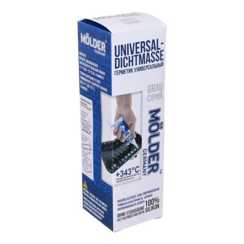 Герметик силіконовий для формування прокладок сірий Molder -50+343°С 85г (SIL343)