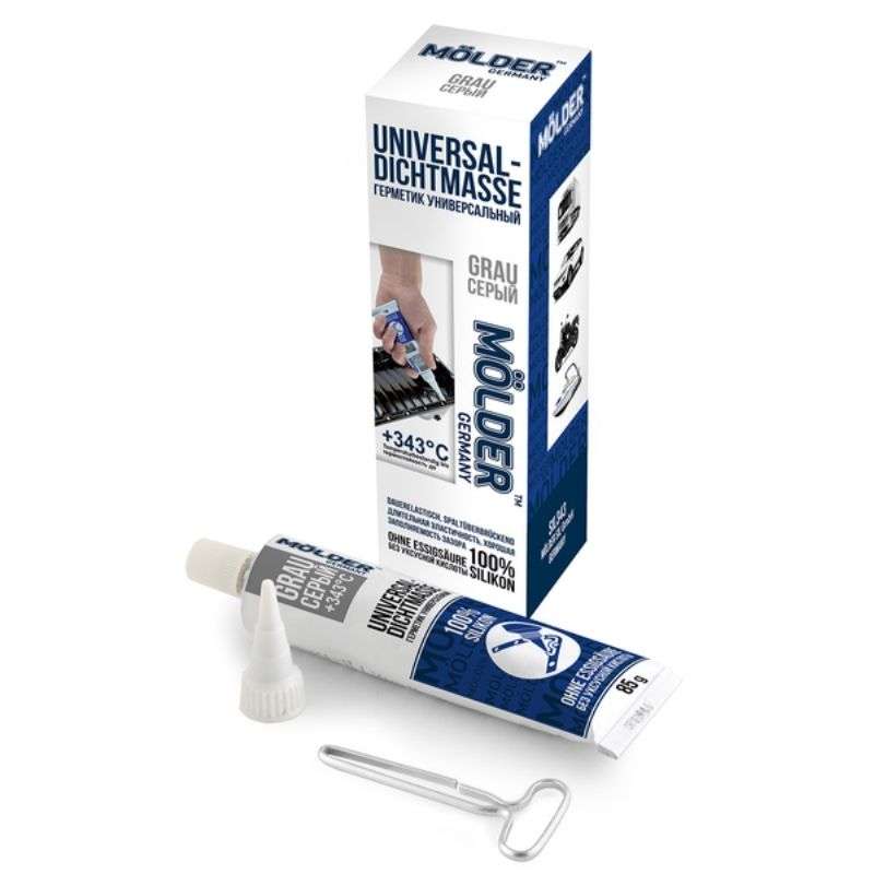 Герметик силіконовий для формування прокладок сірий Molder -50+343°С 85г (SIL343)