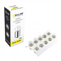 Лампи галогенні Solar R5W 12V 10 штук (одна упаковка) (1254)