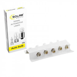 Лампи галогенні Solar T4W 24V 10 штук (одна упаковка) (2456)