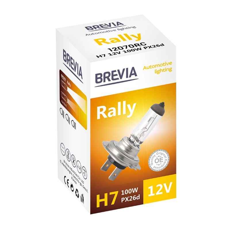 Лампа галогенна цоколь H7 Brevia Rally 1шт (12070RC)