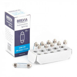 Лампи галогенні Brevia C5WT11x41 12V 10 штук (одна упаковка) (12316C)