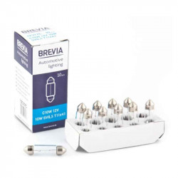 Лампи галогенні Brevia C10WT11x41 12V 10 штук (одна упаковка) (12317C
