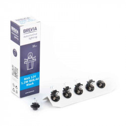 Лампи галогенні Brevia BX8.4d Black 12V 10 штук (одна упаковка) (12324C)