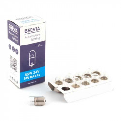 Лампи галогенні Brevia R5W 24V 10 штук (одна упаковка) (24305C)