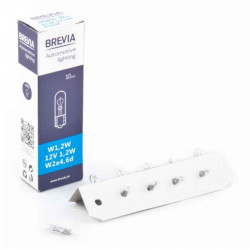 Лампи галогенні Brevia W1.2W 24V 10 штук (одна упаковка) (24325C)