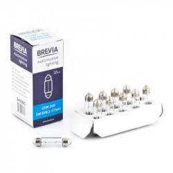 Лампи галогенні Brevia C5W 24V 10 штук (одна упаковка) (24316C)