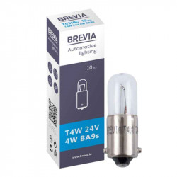 Лампи галогенні Brevia T4W 24V 10 штук (одна упаковка) (24319C)