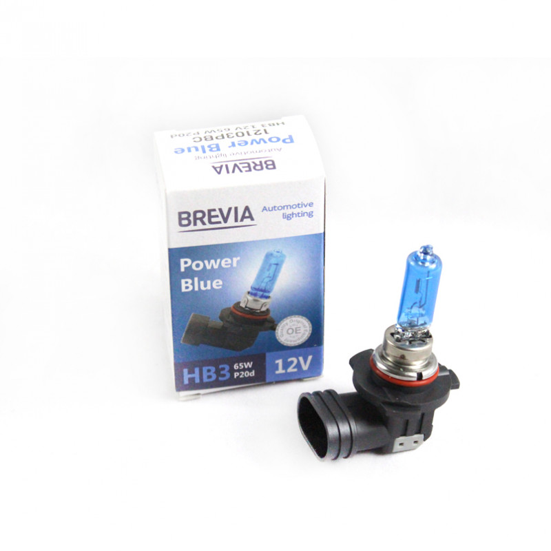 Лампа галогенна Brevia Power Blue HB3 (картон) (12103PBC)