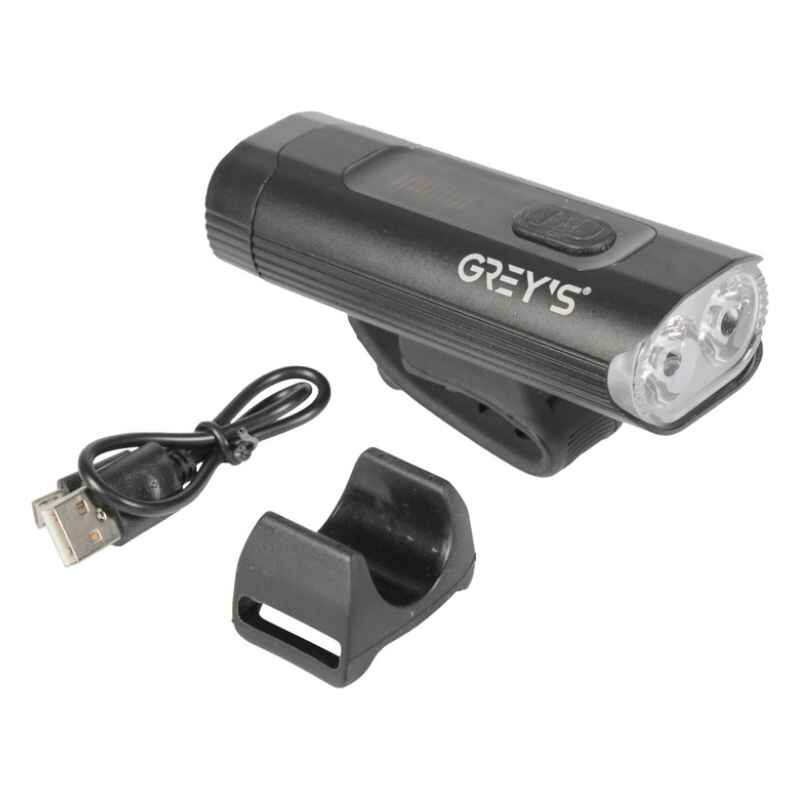 Фара на велосипед на кермо 1000Lm Grey's 4800mAh IPX4 8 режимів до 80 годин роботи (GR10190)