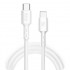 Кабель BREVIA Type-C to Lightning 30W 1m, white, box (250шт.) (51100WCLC1)