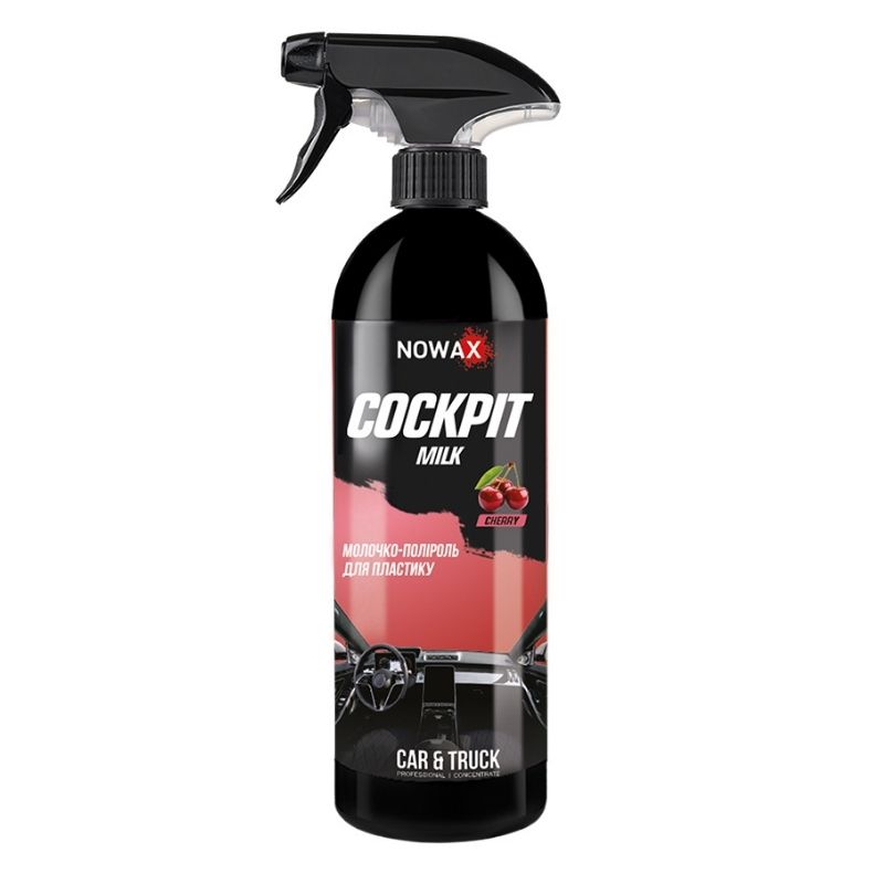 Молочко для панели приборов 750 мл NOWAX Cockpit Milk Вишня (NX75014)