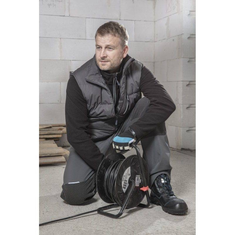 Жилет графитовый утепленный M (50) Hogert WIED Ripstop (HT5K243-M)