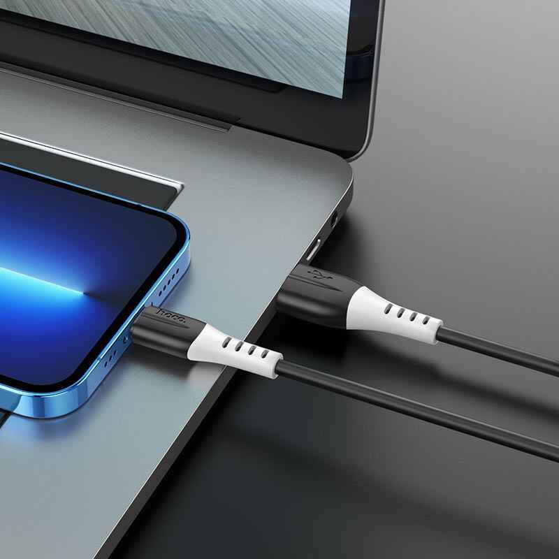 Кабель синхронизации iphone silicone Hoco 1м (X82-i)