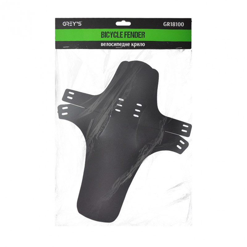 Бризковик велосипедний від бруду передній Greys універсальний для їзди (GR18100)