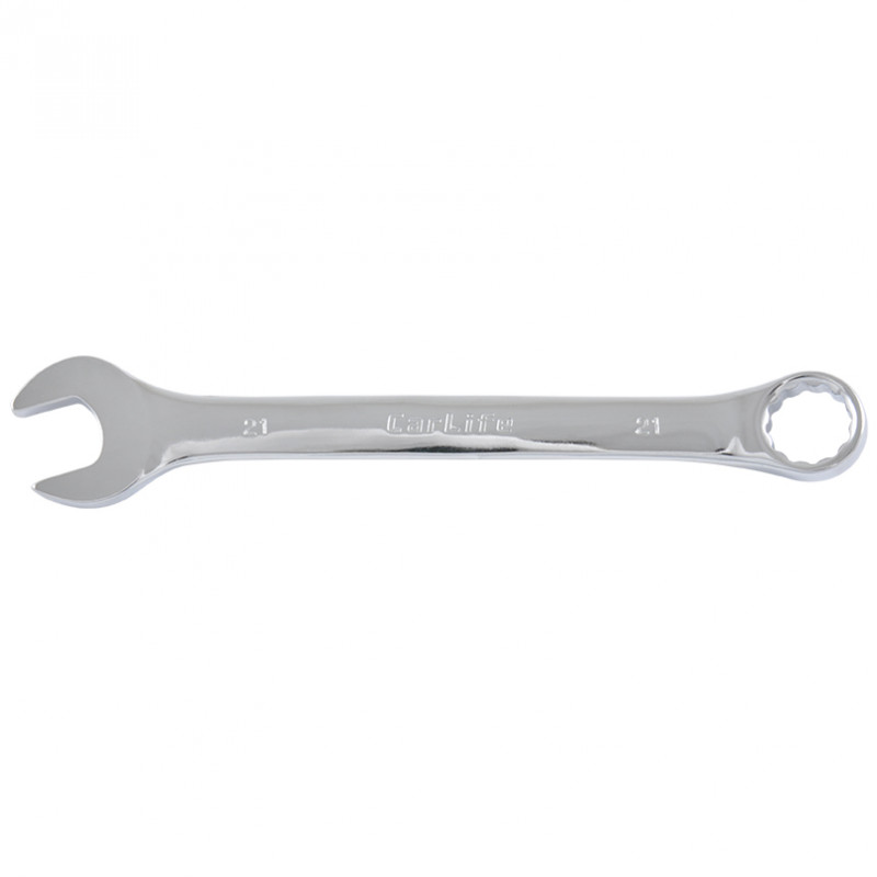 Ключ комбінований 21 мм нікель-хром CARLIFE (WR3021)