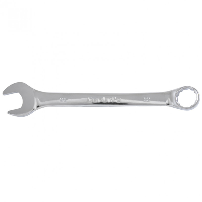 Ключ комбінований 22 мм нікель-хром CARLIFE (WR3022)