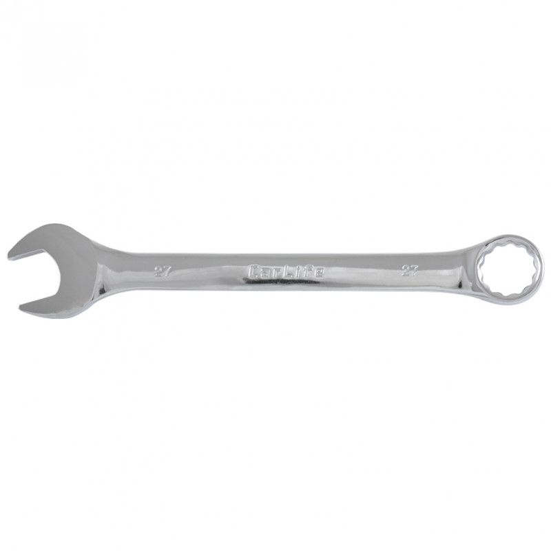 Ключ комбинированный 27 мм никель-хром CARLIFE (WR3027)