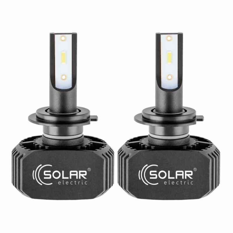 Світлодіодні автолампи H7 LED SOLAR 12/24V 6000K 5000Lm 40W Seoul CSP1860 (8207)