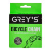 Ланцюг велосипедний Greys 10 швидкостей S10 Silver/Grey 116 ланок (GR24110)