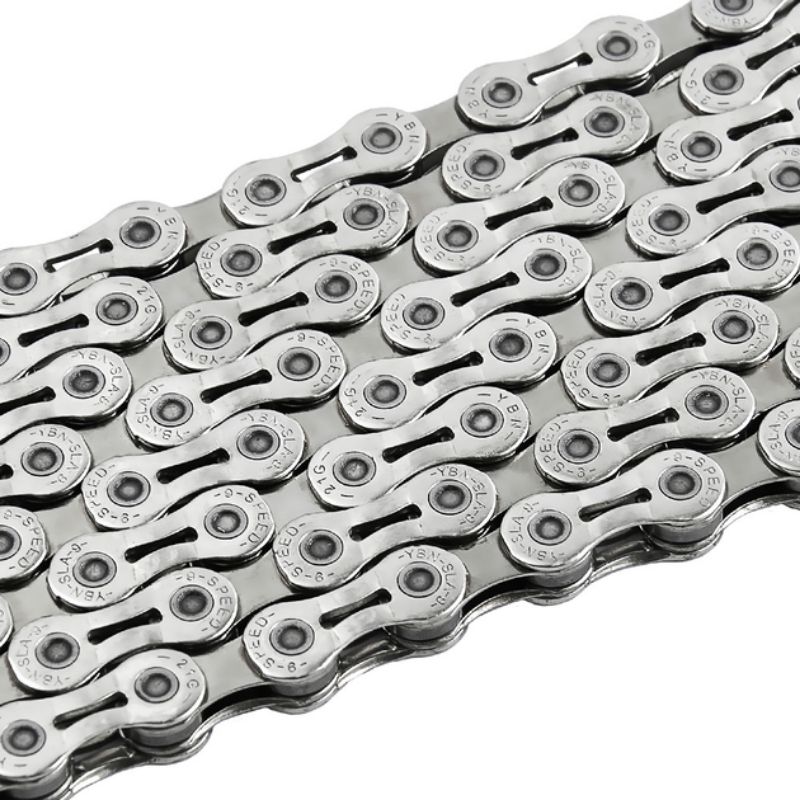Ланцюг велосипедний Greys 9 швидкостей SLA-H9 Silver 116 ланок (GR24239)