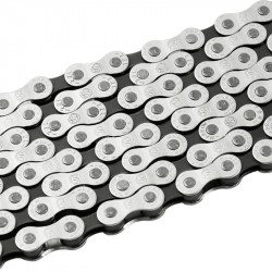Ланцюг велосипедний Greys 8 швидкостей S8 Half Silver 116 ланок (GR24208)