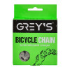 Ланцюг велосипедний Greys 6-7 швидкостей S50 NP Silver 116 ланок (GR24226)