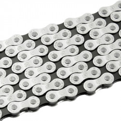 Ланцюг велосипедний Greys 6-7 швидкостей S50 Half Silver 116 ланок (GR24216)