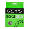 Ланцюг велосипедний Greys 1 швидкість S410 NP Silver 112 ланок (GR24010)
