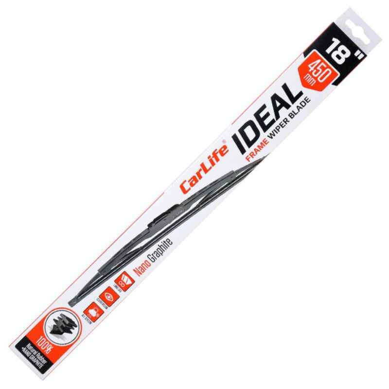 Щітка склоочисника каркасна CarLife Ideal 18"/450мм (I45)