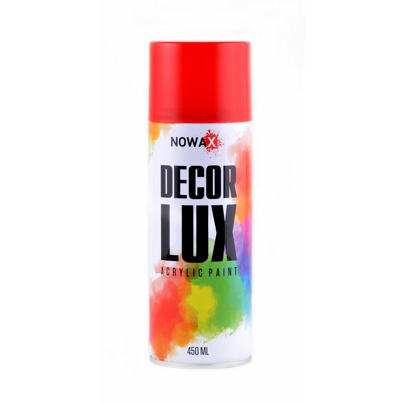 Акрилова фарба NOWAX Decor Lux Глянсова Оранжева 450 мл (NX48021)