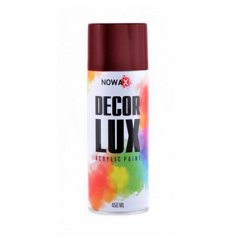 Акрилова фарба NOWAX Decor Lux глянсова вино червоне 450 мл (NX48025)