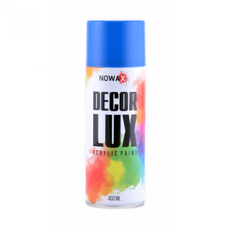 Акрилова фарба NOWAX Decor Lux Глянсова Синя 450 мл (5017) (NX48033)