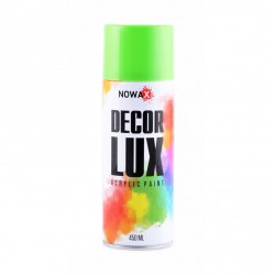 Флуоресцентна зелена фарба NOWAX Decor Lux 450 мл (NX48046)