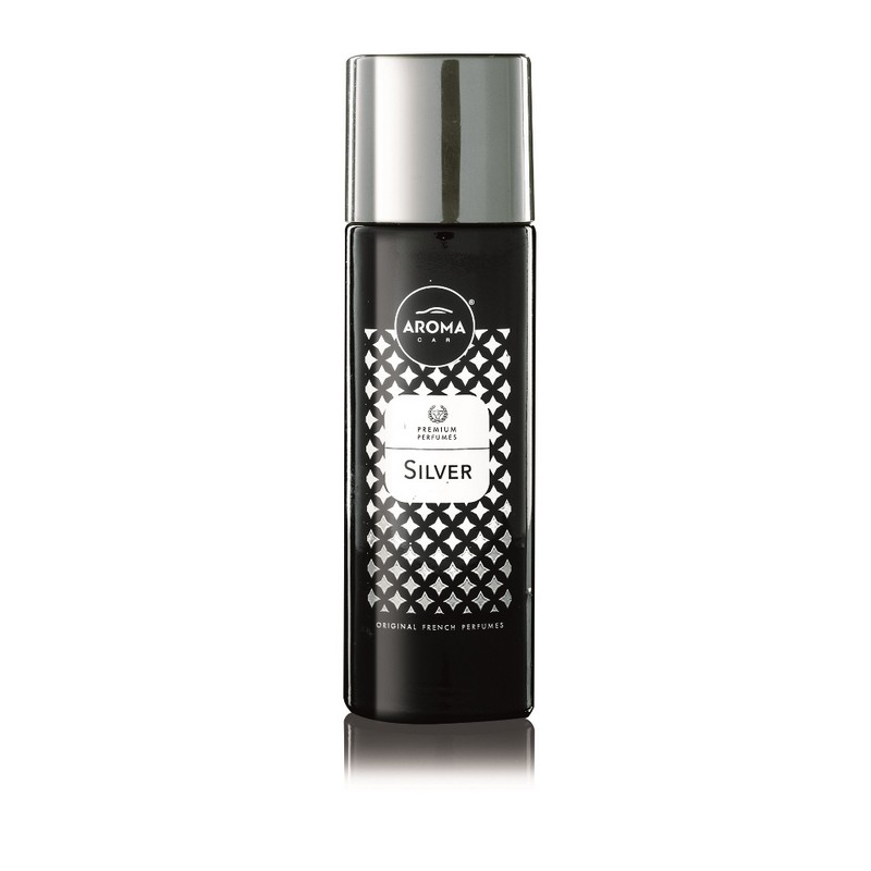 Ароматизатор до машини 50 мл Aroma Car Prestige Spray - Silver (92534)