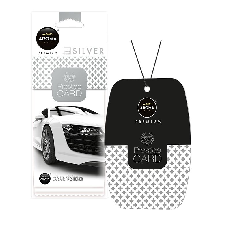Ароматизатор до машини Aroma Car Prestige Card - Silver (92665)