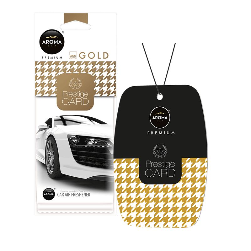 Ароматизатор до машини Aroma Car Prestige Card - Gold (92666)