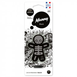 Ароматизатор до машини 8 г Aroma Car Manny - Black (92993)