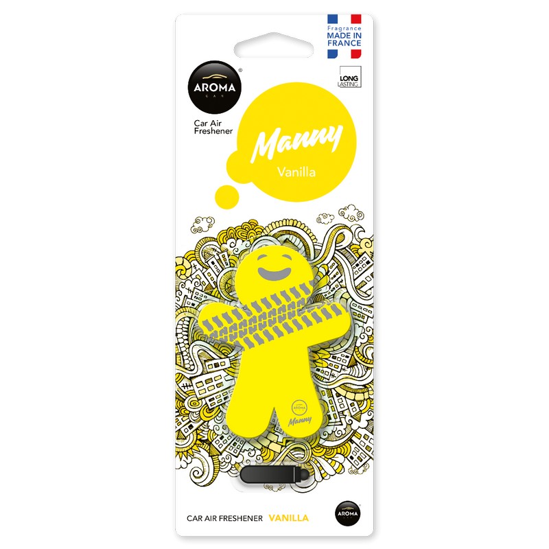 Ароматизатор до машини 8 г Aroma Car Manny - Vanilla (92997)
