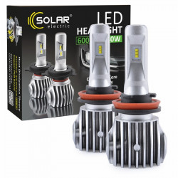 Світлодіодні автолампи H11 LED SOLAR CANBUS 12/24V 6500K 6000Lm 50W Cree Chip 1860 (8611)